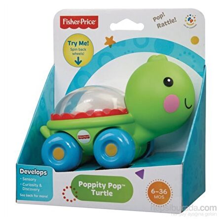 Fisher Price Poppity Araçlar, Emeklemeye Teşvik Edici Zıplayan Renkli Toplar, Eğlenceli Sesler, BGX29