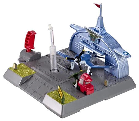 Orijinal Lisanslı Disney Planes Kaptan Riley Uçuş Okulu Oyuncak Seti Action Shifters BFM39