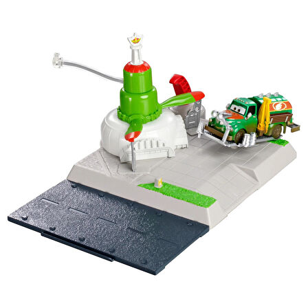 Orijinal Lisanslı Disney Planes Kalkış Pisti Oyuncak Seti Action Shifters Dusty Crophopper BFM30