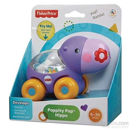 Fisher Price Poppity Araçlar - Hipopotam BGX30 Lisanslı Ürün