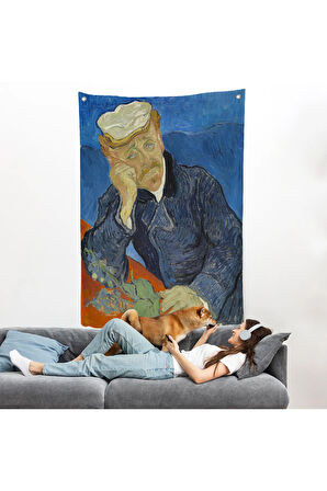 Vincent van Gogh - Doktor Paul Gachet Duvar Örtüsü-7467