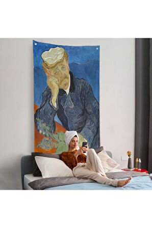 Vincent van Gogh - Doktor Paul Gachet Duvar Örtüsü-7467