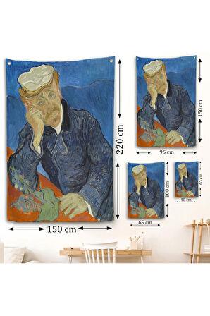Vincent van Gogh - Doktor Paul Gachet Duvar Örtüsü-7467