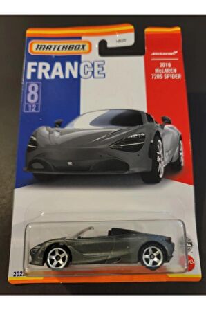 Matchbox Koleksiyon Özel Seri Metal Model Araba 2019 Mclaren 720s