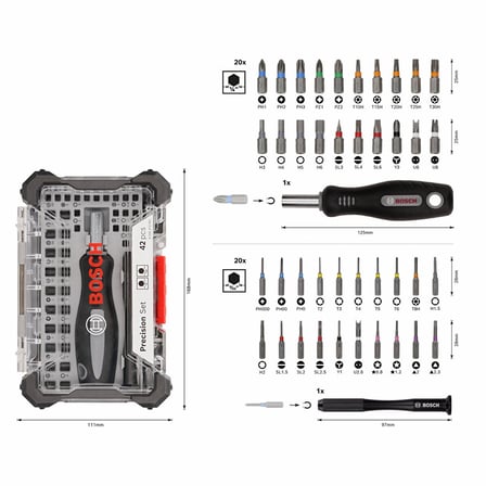 Bosch Vidalama Ucu Seti 42 Parça