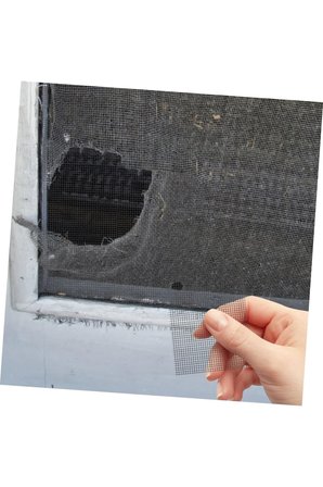 Kendinden Yapışkanlı Pencere Sineklik Tamir Bandı Sineklik Bandı Pencere Kapı İçin 5cm X 2m Siyah