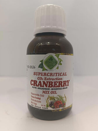 Turna Yemişi Süperkritik Mix Yağı 50 ml Cranberry Supercritical Mix Oil