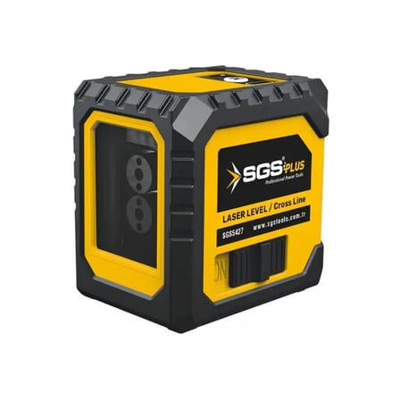 SGS Plus SGS5427 3.7V Şarjlı Yeşil Lazer Terazi 2 Çizgili Yatay Dikey Hizalama Distomat Seti