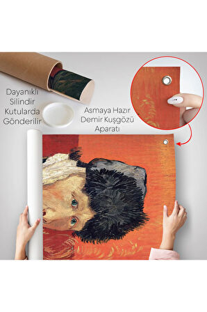 Vincent van Gogh - Kulakları Bandajlı Portre Duvar Örtüsü-7470