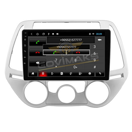 GOVİMAKS HYUNDAİ İ20 2009-2014 6 GB RAM 128 GB HAFIZA ANDROID MULTIMEDIA TEYP.41FG..