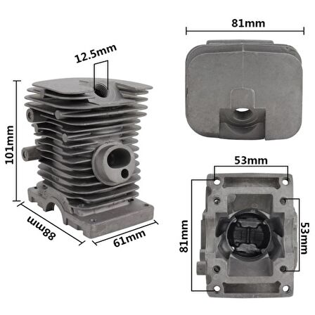 STİHL MS 170 SİLİNDİR PİSTON SET 37 MM