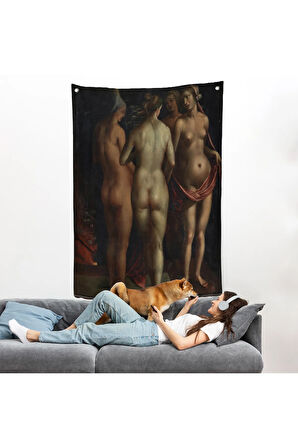 Albrecht Dürer - Venüs ve Üç Güzeller - Venus and the Three Graces-7471