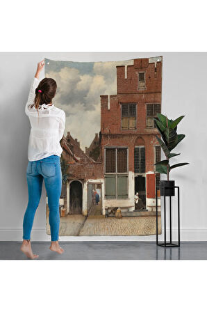 Johannes Vermeer - Küçük Sokak Duvar Örtüsü-7472