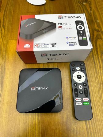 TEKNIX 4K Android Tv Box + 1 Yıllık Sporun Yıldızı Paketi Kurulumsuz (Web,Cep,Tablet,Smart Androidtv)