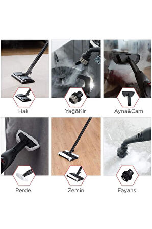 Torima JJB-747 Koltuk ve Halı Yıkama Makinesi + CB-08C Çok Fonksiyonlu Buharlı Temizleyici