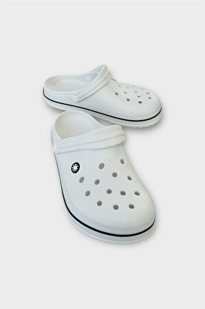 Unisex Comfort Hafif Medikal Hemşire Sabo Terlik BEYAZ