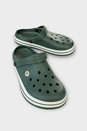 Unisex Comfort Hafif Medikal Hemşire Sabo Terlik HAKİ