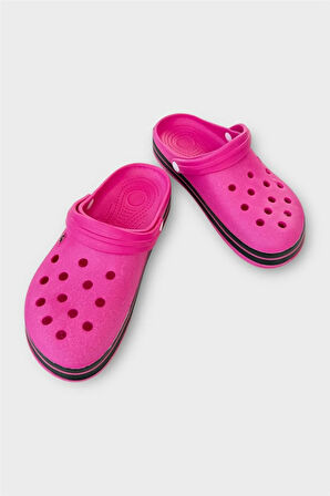 Unisex Comfort Hafif Medikal Hemşire Sabo Terlik FUŞYA