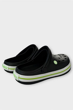 Unisex Comfort Hafif Medikal Hemşire Sabo Terlik SİYAH - YEŞİL