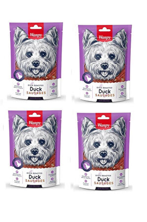 Wanpy Ördek Sosis Köpek Ödülü 100 Gr. X 4 Adet