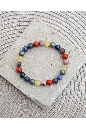 Doğal Taş 8mm Bileklik Diyabet