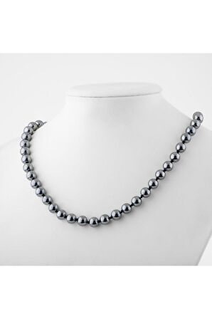 Trehartz 8 mm Düğümlü Doğal Taş Kolye