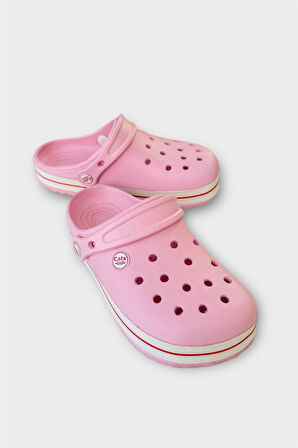 Kadın Comfort Hafif Medikal Hemşire Sabo Terlik PUDRA