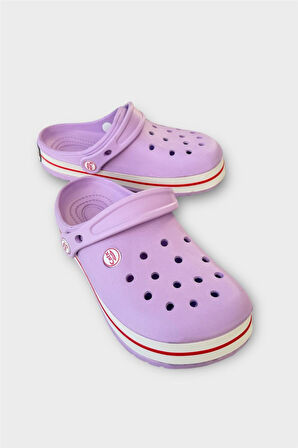 Kadın Comfort Hafif Medikal Hemşire Sabo Terlik Lila