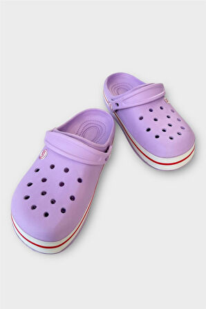 Kadın Comfort Hafif Medikal Hemşire Sabo Terlik Lila