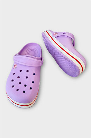 Kadın Comfort Hafif Medikal Hemşire Sabo Terlik Lila