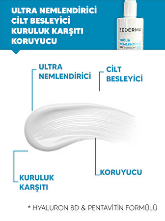 Zederma Yoğun Nemlendirici Cilt Bakım Kremi 8d 400ml