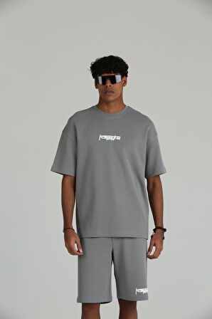 Erkek Keepgoing  Baskılı 2 İplik Şort Tişört Takımı