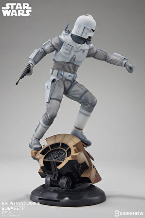 Ralph McQuarrie Boba Fett Statue 200372 - Concept Artist Series