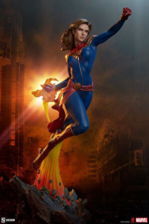 Captain Marvel Avengers Assemble Statue - 200573