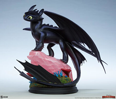 Toothless ( Crystalline Caverns ) Statue 200615 / How to Train Your Dragon