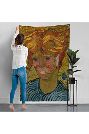 Vincent van Gogh - Mavi Kantaronlu Delikanlı Duvar Örtüsü - Young St. John's Wort-7477