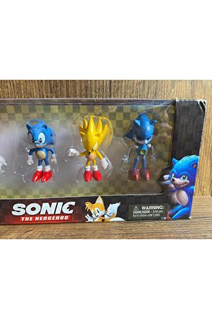 Sonic Oyuncak Figür Sonic Power Figür Sonic 5li Figür Seti Supersonic Metalsonic Figürleri