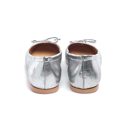 Hakiki Deri Fiyonklu Bantlı Kadın Babet