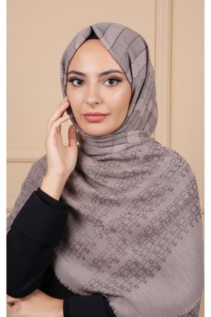 desenli aqua şal - desen-05 - renk-12