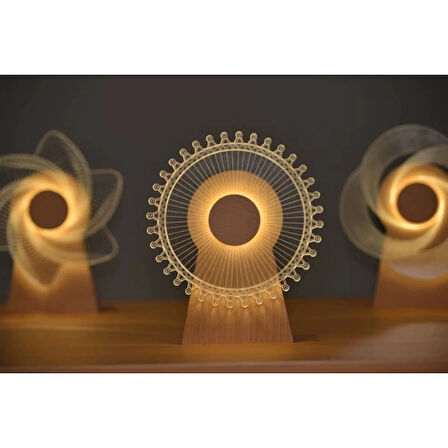 MDB Dekoratif Işıklı Yel Değirmeni