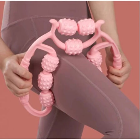 MDB Selülit Masaj Aleti 9 Tekerlekli Lenf Drenaj Rulosu