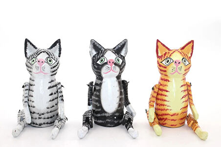 MDB Ahşap Sallanan Kedi