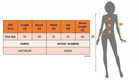 MDB Kadın Uzun Kollu Kare Yaka Kol Ucu Ispanyol Triko Elbise