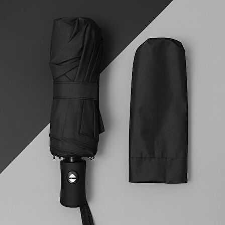 MDB Siyah Kılıflı Otomatik Kompakt Şemsiye