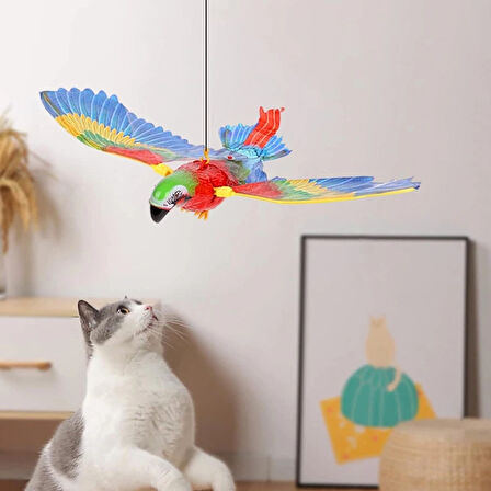 MDB Uçan Papağan Kedi Oyuncağı