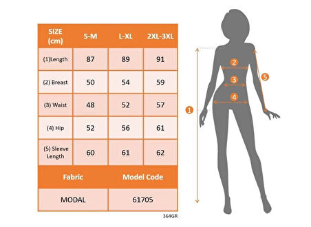MDB Kadın Uzun Kollu Yuvarlak Yaka Desenli Mini Modal Elbise