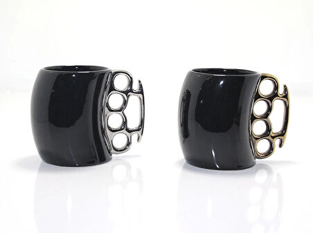 MDB Porselen Muşta Tasarımlı Kupa Bardak