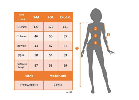 MDB Kadın Uzun Kollu Bisiklet Yaka Yırtmaçlı Kemerli Uzun çilek Elbise