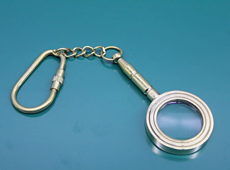 MDB Pirinç Büyüteç Anahtarlık