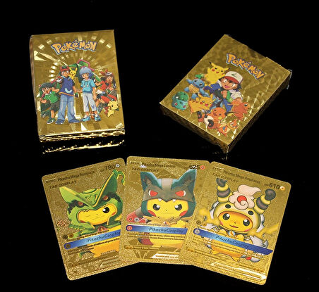 MDB Pokemon Oyun Kartı Altın Deste Model 1